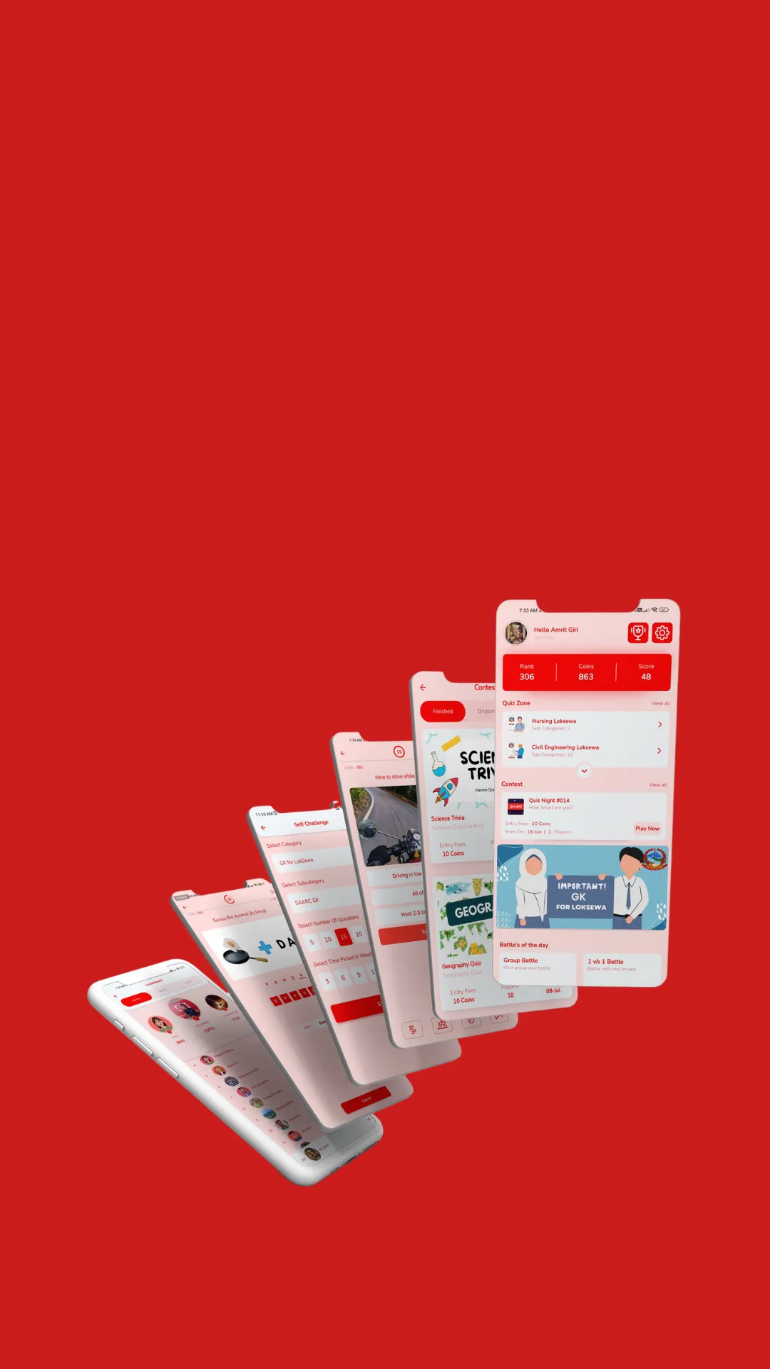 Hamro Quiz mobile background