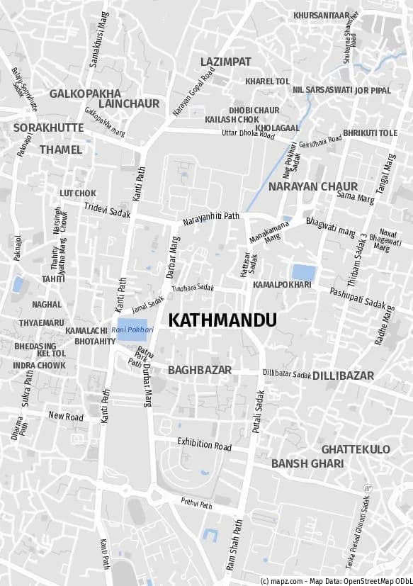 Kathmandu Map