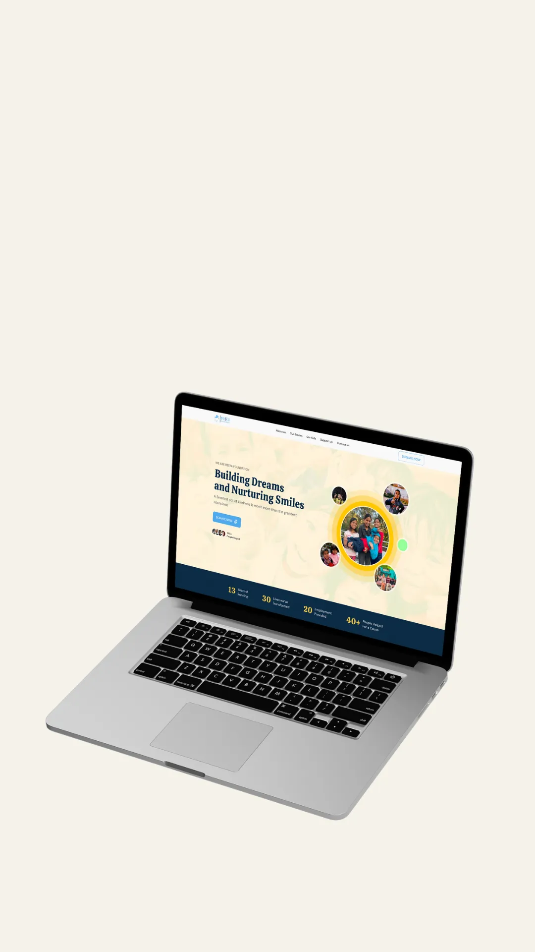 Resta Foundation mobile background