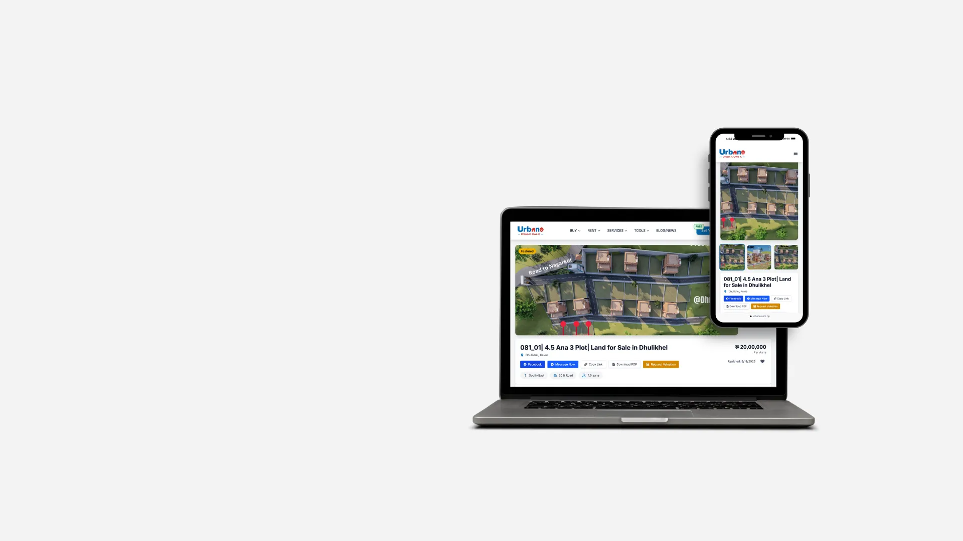 Urbano Real Estate background